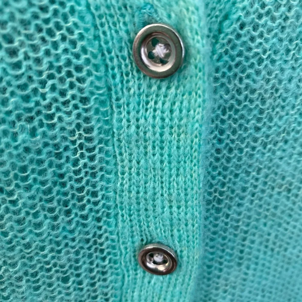 J Crew cardigan sweater turquoise Small - Picture 3 of 7